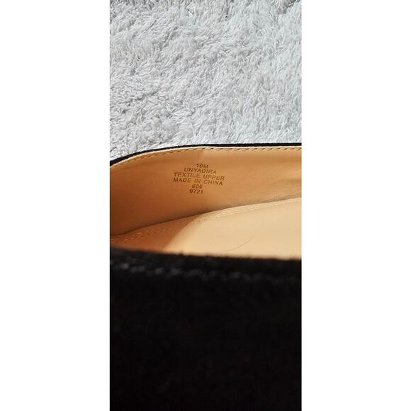 New UNISA Black D'Orsay Ankle Chain Strap Heels Closed Toe 3" stiletto Sz 10 M - Picture 5 of 6